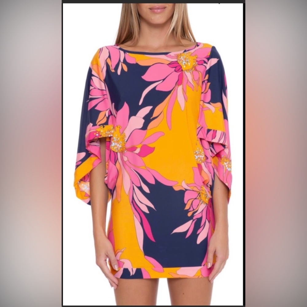 #203 Trina Turk Breeze Cover up Dress size S NWT